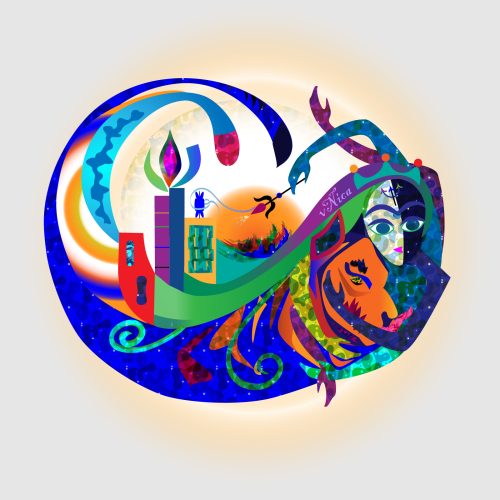 Veronica Timasheva - Durga & Tiger